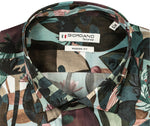 Load image into Gallery viewer, Giordano Modern Fit Shirt Colourful Flower Liberty Print Green
