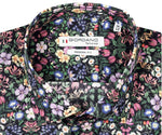 Load image into Gallery viewer, Giordano Modern fit Shirt Fancy Flower Liberty Print Cerise
