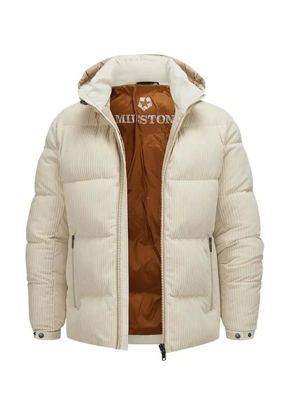 Milestone Quilted Cordoba Jacket Off White