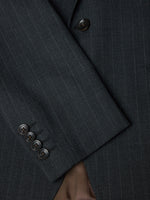 Load image into Gallery viewer, Daniel Grahame Charcoal Pinstripe Mix &amp; Match Suit Jacket Long Length
