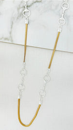 Load image into Gallery viewer, Long Snake Chain - Silver
