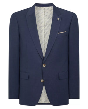 Navy Linen Jacket