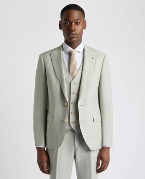 Green Linen Jacket