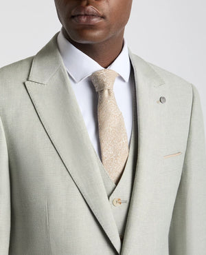 Green Linen Jacket