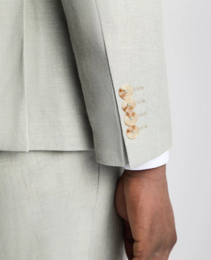 Green Linen Jacket