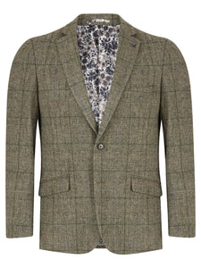 Green Check Jacket Regular Length