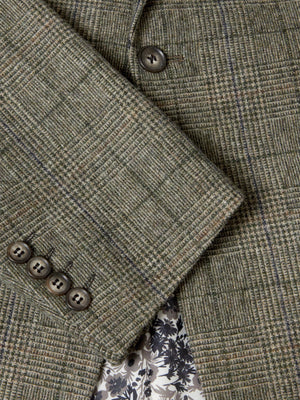 Green Check Jacket Regular Length