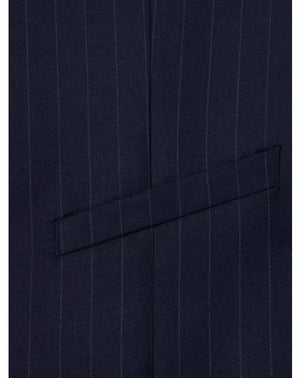 Navy Pinstripe Suit Waistcoat