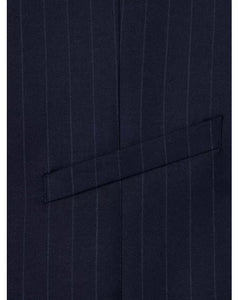 Navy Pinstripe Suit Waistcoat