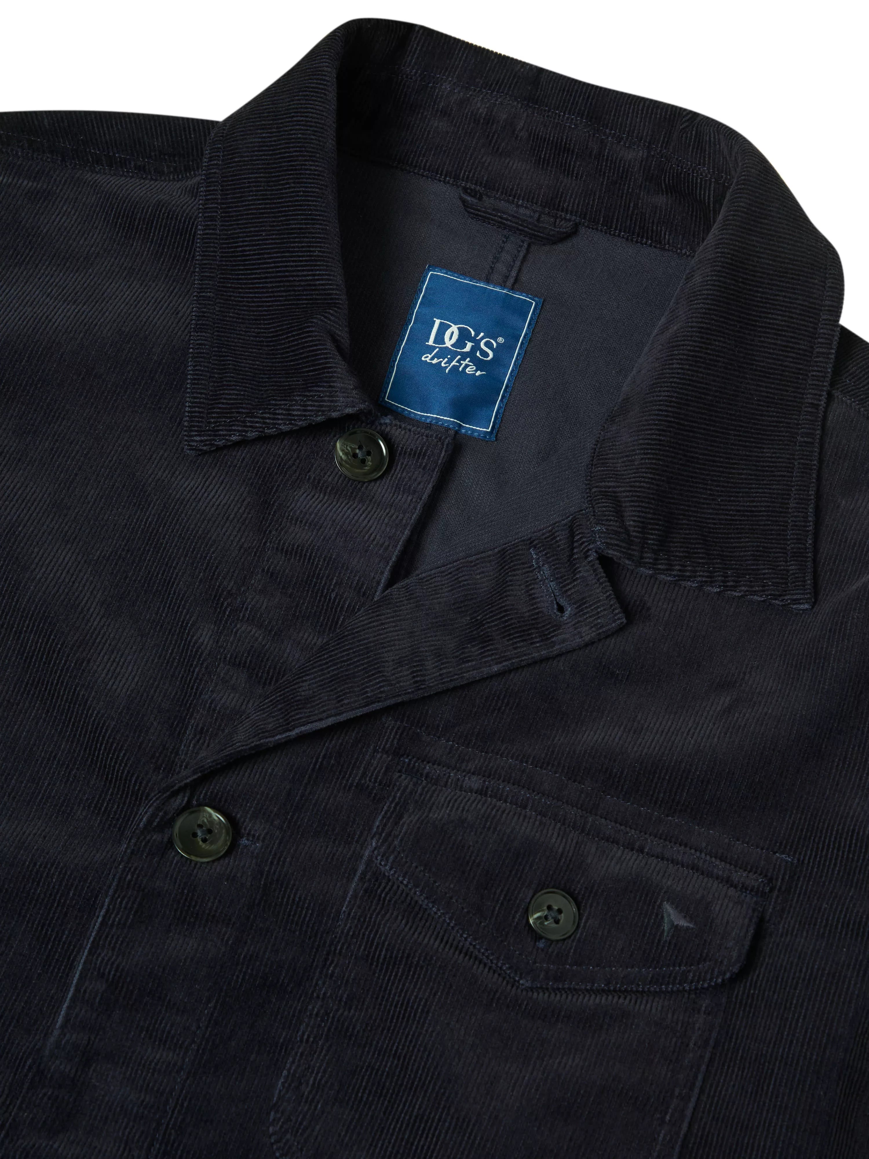 Navy Corduroy Shacket