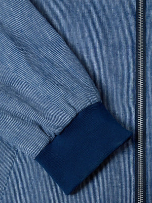 Blue Casual Coat