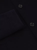 Load image into Gallery viewer, Navy Watson Wool Blend Overcoat
