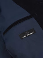 Load image into Gallery viewer, Navy Watson Wool Blend Overcoat
