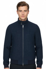 Load image into Gallery viewer, Blue Carter Bomber Jacket
