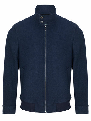 Blue Carter Bomber Jacket
