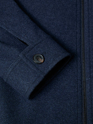 Blue Carter Bomber Jacket