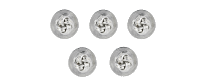 Silver Knot Dress Studs