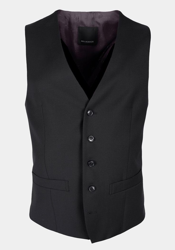 Roy Robson Black Mix & Match Suit Waistcoat Regular Length