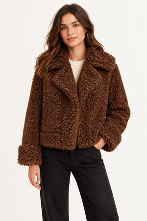 Brown Teddy Jacket