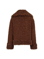 Load image into Gallery viewer, Brown Teddy Jacket
