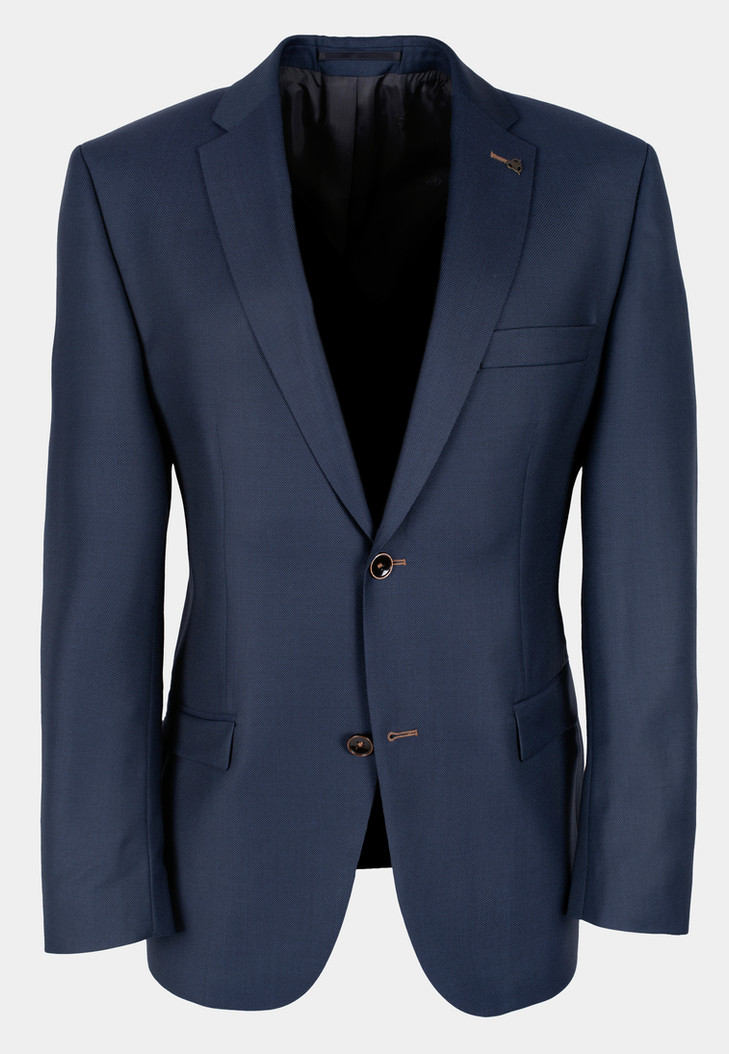 Roy Robson Blue Textured Mix & Match Suit Jacket Long Length