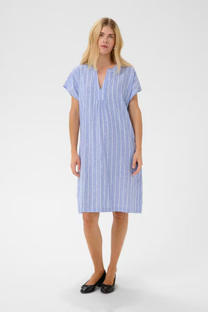 Sky Blue Stripe Dress