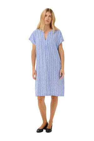 Sky Blue Stripe Dress