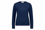 Load image into Gallery viewer, Navy Cashmere Crew Neck

