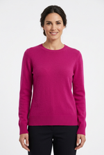 Load image into Gallery viewer, Pink Cashmere Crew Neck

