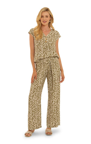 Khaki Chevron Trousers