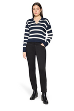 Load image into Gallery viewer, Navy White Striped Jumper
