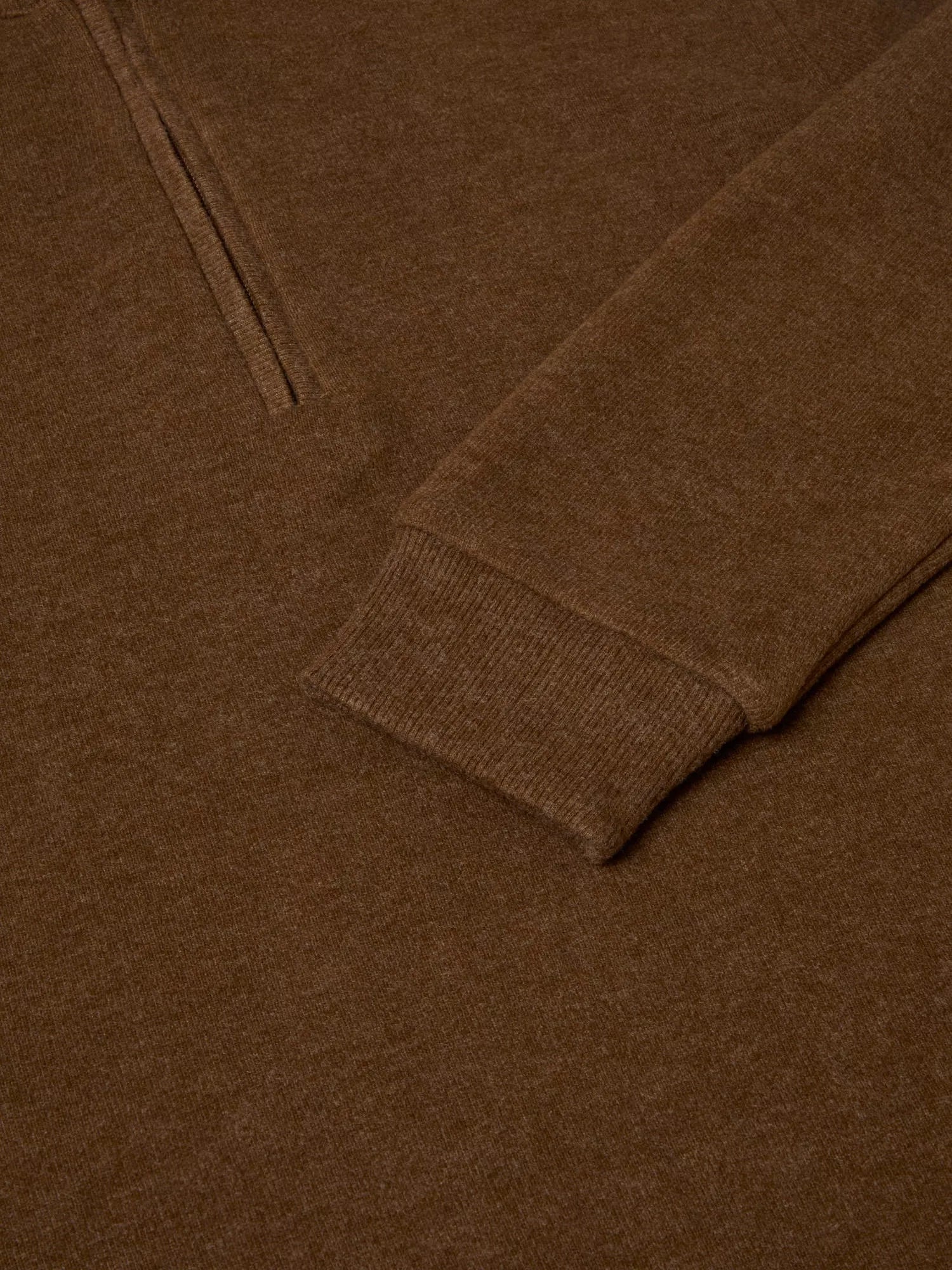 Hazelnut Half Zip Sweatshirt