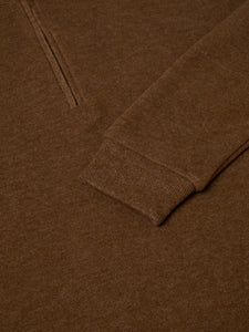 Hazelnut Half Zip Sweatshirt