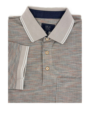 Orange Casual Polo Shirt