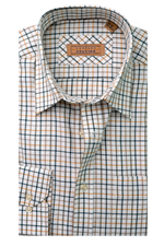 Load image into Gallery viewer, Olive Check Brushed Cotton Shirt
