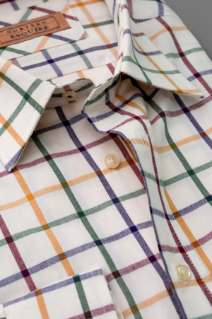 Multi Check Brushed Cotton Shirt