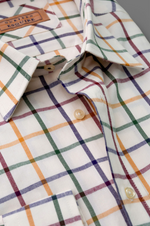 Load image into Gallery viewer, Multi Check Brushed Cotton Shirt
