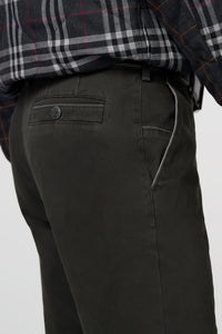 Grey Trim Pocket Trouser Short Leg