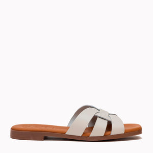 Cream Sandals