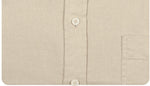 Load image into Gallery viewer, Beige Short Sleeve Linen Shirt
