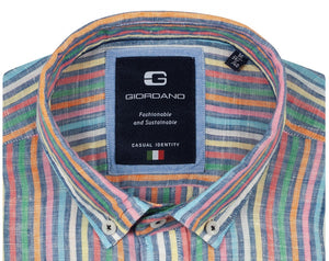 Multistripe Short Sleeve Shirt