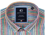 Load image into Gallery viewer, Multistripe Short Sleeve Shirt
