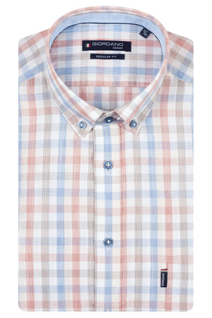 Red Check Short Sleeve Shirt