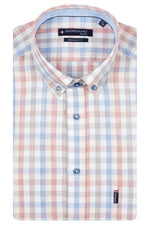 Load image into Gallery viewer, Red Check Short Sleeve Shirt
