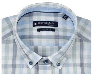 Green Check Short Sleeve Shirt