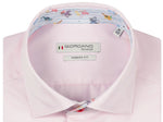 Load image into Gallery viewer, Pink Contrast Collar Shirt
