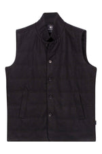 Load image into Gallery viewer, Navy Brushed Wool Gilet
