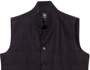 Navy Brushed Wool Gilet