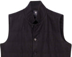 Load image into Gallery viewer, Navy Brushed Wool Gilet
