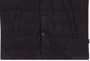 Navy Brushed Wool Gilet